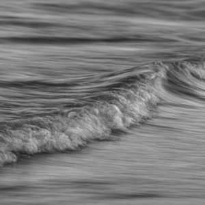 The ocean’s movement - textures resembling charcoal sketches