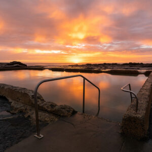 Werri Rockpool Sunrise - Autumn sunrises are pretty special... morning dip anyone? Gerringong, Australia
